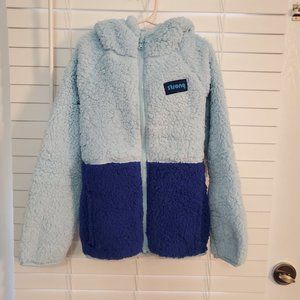 NEW Xersion Girls Sherpa Jacket Size M (10-12) Blue